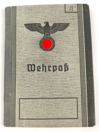 Wehrpaß Heer, ausgestellt 13.9.1940