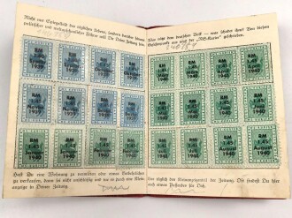 Stuttgarter NS-Kurier "Bezugs-Quittungsbuch" Bezieher set 1934