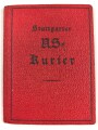 Stuttgarter NS-Kurier "Bezugs-Quittungsbuch" Bezieher set 1934