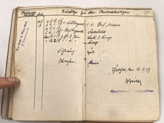 Bayern, Militärpaß für einen 1895 beim Pionier Bataillon 2 eingetretenen Pirmasenser. Im 1. Weltkrieg bei der 1.Landwehr Pionier Kompanie an den Stellungskämpfen in Lothringen teilgenommen.