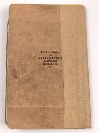 Bayern, Militärpaß für einen 1895 beim Pionier Bataillon 2 eingetretenen Pirmasenser. Im 1. Weltkrieg bei der 1.Landwehr Pionier Kompanie an den Stellungskämpfen in Lothringen teilgenommen.