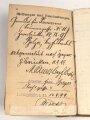 Bayern, Militärpaß für einen 1895 beim Pionier Bataillon 2 eingetretenen Pirmasenser. Im 1. Weltkrieg bei der 1.Landwehr Pionier Kompanie an den Stellungskämpfen in Lothringen teilgenommen.