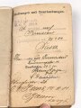 Bayern, Militärpaß für einen 1895 beim Pionier Bataillon 2 eingetretenen Pirmasenser. Im 1. Weltkrieg bei der 1.Landwehr Pionier Kompanie an den Stellungskämpfen in Lothringen teilgenommen.
