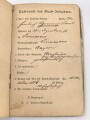 Bayern, Militärpaß für einen 1895 beim Pionier Bataillon 2 eingetretenen Pirmasenser. Im 1. Weltkrieg bei der 1.Landwehr Pionier Kompanie an den Stellungskämpfen in Lothringen teilgenommen.