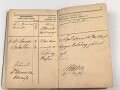 Bayern, Militärpaß für einen 1895 beim Pionier Bataillon 2 eingetretenen Pirmasenser. Im 1. Weltkrieg bei der 1.Landwehr Pionier Kompanie an den Stellungskämpfen in Lothringen teilgenommen.