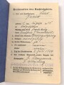 Reichsmarine Militärpaß, eingetreten 1924 bei 7. Kompanie Schiffstammdivision der Ostsee. Schießauszeichnung für Gewehr Stufe 1,