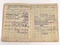 Soldbuch Luftwaffe, ausgestellt 25.8.1939 bei Stabskompanie Luftpark Eschwege.