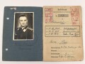Soldbuch Luftwaffe, ausgestellt 25.8.1939 bei Stabskompanie Luftpark Eschwege.