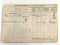 Soldbuch Luftwaffe, ausgestellt 25.8.1939 bei Stabskompanie Luftpark Eschwege.
