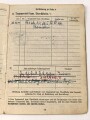 Soldbuch Luftwaffe, ausgestellt 25.8.1939 bei Stabskompanie Luftpark Eschwege.