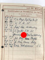 Wehrpaß Heer  in Kunstlederhülle, eingestellt am 9.10.1907 bei Infanterie Regiment 67. Im 1. Weltkrieg bei diversen Infanterieeinheiten, von 1939 bis 1945 beim Verpflegungs Magazin Potsdam.  Letzter Dienstgard Stabsintendant der Reserve.
