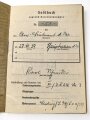 Soldbuch Heer , ausgestellt am 28.8.1939 bei Stab Infanterie Regiment 212. Herzleiden, daher wenige Einträge