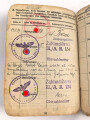 Soldbuch Heer, ausgestellt am 7.8.1939 bei Artillerie Regiment 10.