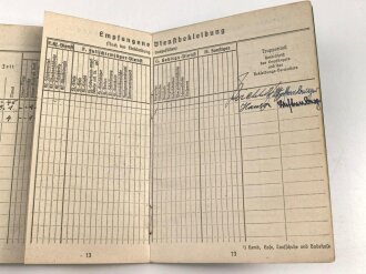 Soldbuch Luftwaffe, ausgestellt am 18.1.1945 bei Flakersatzabteilung 45 Rottweil.