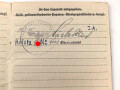 Soldbuch Luftwaffe, ausgestellt am 18.1.1945 bei Flakersatzabteilung 45 Rottweil.