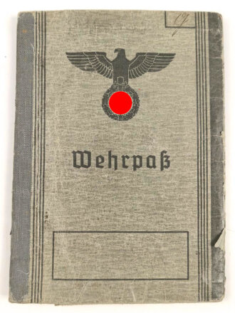 Wehrpaß Heer, eingestellt am 5.2.1941 bei leichte...