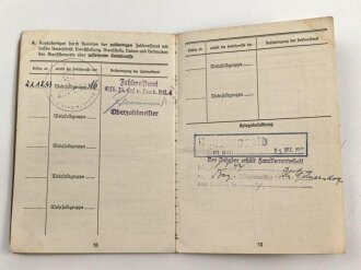 Soldbuch Heer eines Eisenbahn Pionier