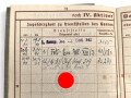 Wehrpaß Heer, eingestellt am 10.2.41 bei Infanterie Ersatz Btl. 342 Bayreuth.