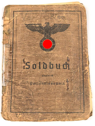 Soldbuch eines Infanteristen.