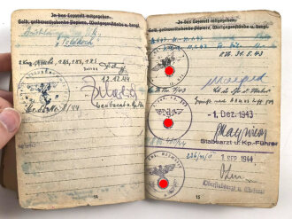 Soldbuch eines Infanteristen.