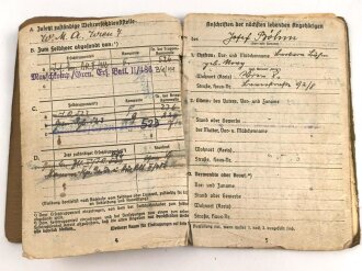 Soldbuch eines Infanteristen.