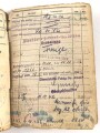 Soldbuch eines Infanteristen.
