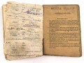 Soldbuch eines Infanteristen.