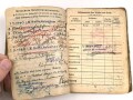 Soldbuch eines Infanteristen.