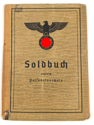 Soldbuch Heer,  Zweitschrift ausgestellt 12.3.1945 bei...