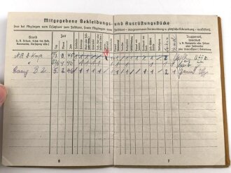 Soldbuch Heer,  Zweitschrift ausgestellt 12.3.1945 bei Nachrichten Abteilung  297.