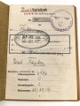 Soldbuch Heer,  Zweitschrift ausgestellt 12.3.1945 bei Nachrichten Abteilung  297.