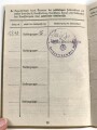 Soldbuch Heer,  Zweitschrift ausgestellt 12.3.1945 bei Nachrichten Abteilung  297.