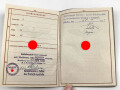 Wehrpaß Luftwaffe, eingestellt am 27.4.1940 bei Luftwaffe Bau Btl. 7.