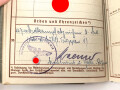 Wehrpaß Luftwaffe,  eingestellt am 15.10.40 bei Flak Ersatz Abteilung 38 Linz.