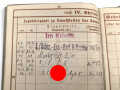 Wehrpaß Heer, eingestellt am 9.9.1941 bei Schützen Ersatz Btl. 5 Stettin.