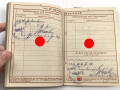 Wehrpaß Heer, eingestellt am 9.9.1941 bei Schützen Ersatz Btl. 5 Stettin.
