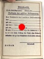 Wehrpaß Luftwaffe, eingestellt am 3.5.41 bei Luftnachrichtenregiment Dresden.