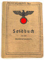 Soldbuch Heer, ausgestellt am 17.2.1945 bei Bau - Pionier Ersatz und Ausbildungs Btl. 4.