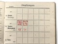 Soldbuch Heer, ausgestellt am 17.2.1945 bei Bau - Pionier Ersatz und Ausbildungs Btl. 4.