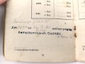 Soldbuch Heer, ausgestellt am 17.2.1945 bei Bau - Pionier Ersatz und Ausbildungs Btl. 4.