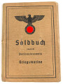 Soldbuch Kriegsmarine, ausgestellt am 1.8.1941 bei Flugmeldereserve Kompanie Gotenhafen.
