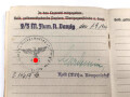 Soldbuch Kriegsmarine, ausgestellt am 1.8.1941 bei Flugmeldereserve Kompanie Gotenhafen.