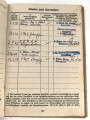 Soldbuch Kriegsmarine, ausgestellt am 1.8.1941 bei Flugmeldereserve Kompanie Gotenhafen.
