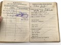 Soldbuch Kriegsmarine, ausgestellt am 1.8.1941 bei Flugmeldereserve Kompanie Gotenhafen.