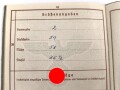 Wehrpaß Luftwaffe, eingestellt am 1.4.1940 bei Fliegerhorstkompanie Regensburg.