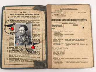 Soldbuch Luftwaffe, ausgestellt am 20.2.1940 bei...