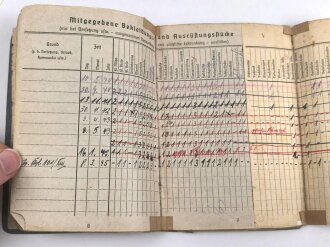 Soldbuch Luftwaffe, ausgestellt am 20.2.1940 bei Flughafen Betriebsstoff Kolonne 4.