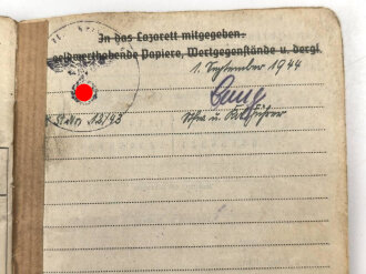 Soldbuch Luftwaffe, ausgestellt am 20.2.1940 bei Flughafen Betriebsstoff Kolonne 4.