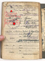 Soldbuch Luftwaffe, ausgestellt am 20.2.1940 bei Flughafen Betriebsstoff Kolonne 4.