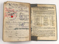 Soldbuch Luftwaffe, ausgestellt am 20.2.1940 bei Flughafen Betriebsstoff Kolonne 4.